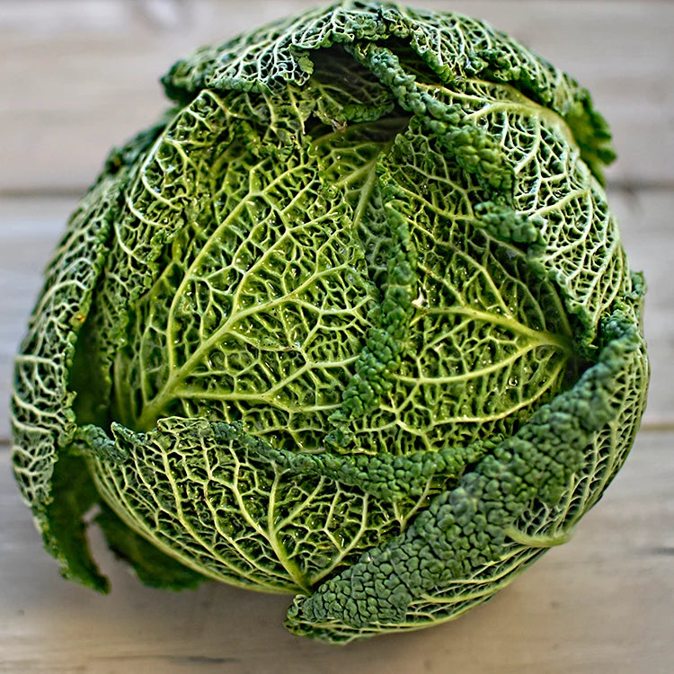 Roasted Savoy Cabbage with Miso & Sesame