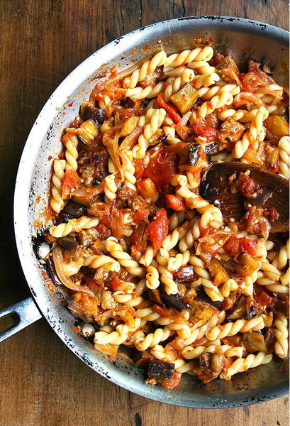 Roasted Eggplant Pasta